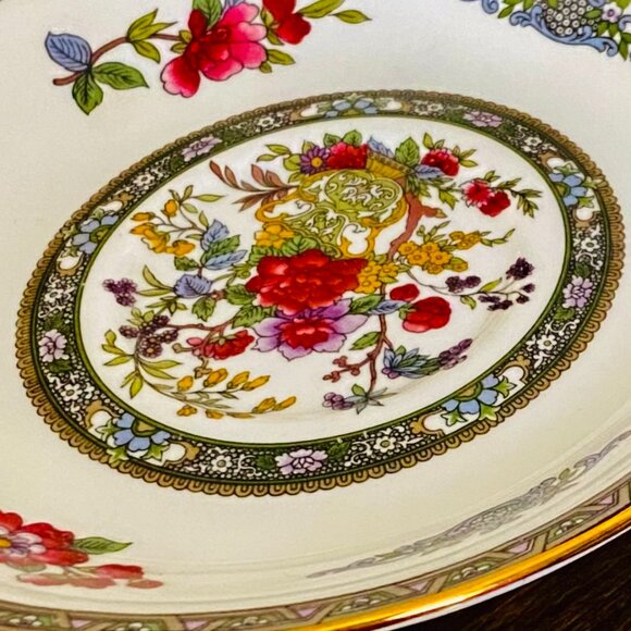 Paragon English Bone China Saucer Tree of Kashmir 22k Gold Accent - Picture 3 of 6